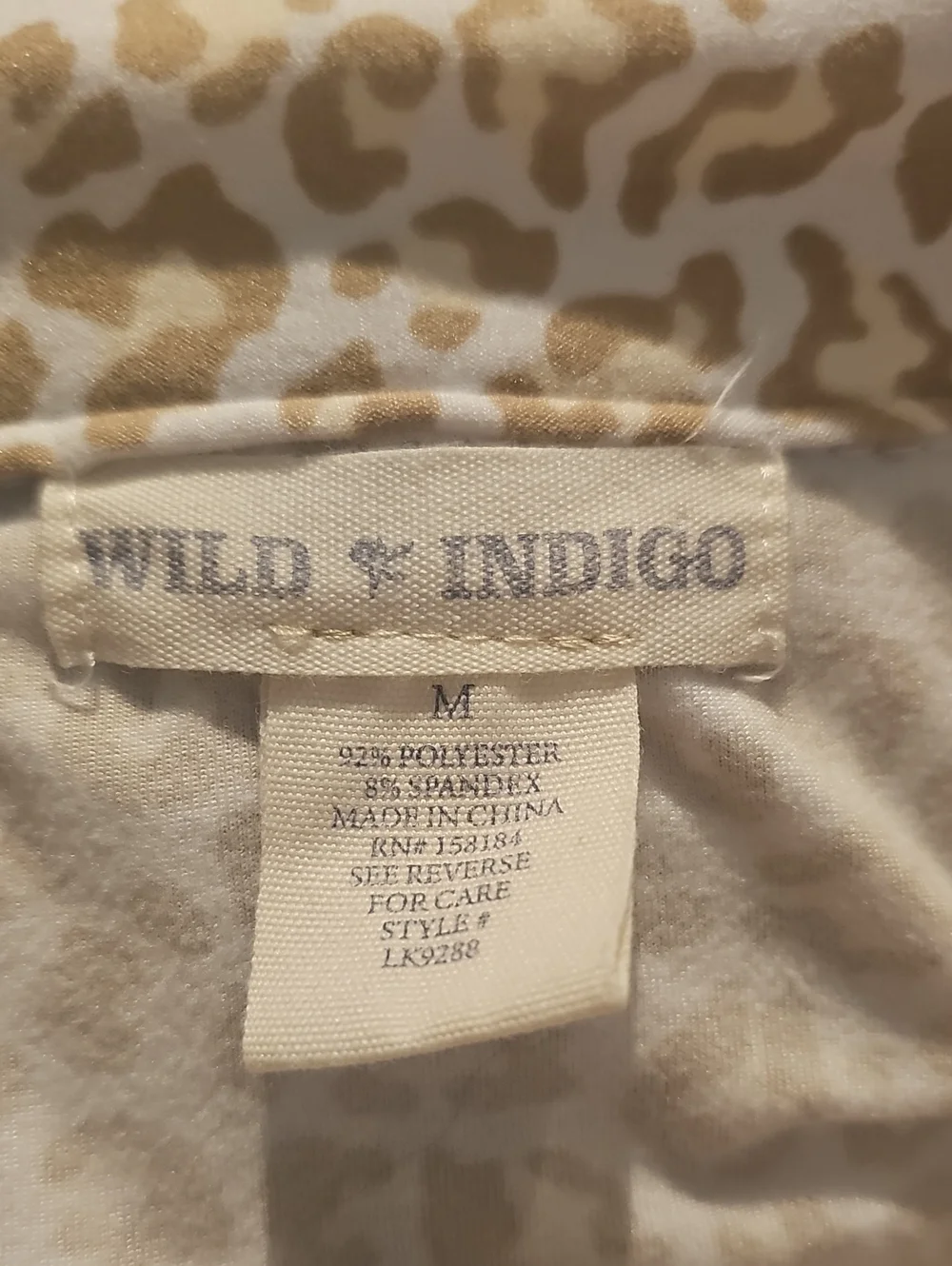 Soft 3 Piece beige leopard-print pajama set